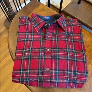 Pendleton Red and Green Casual Button Down Shirt